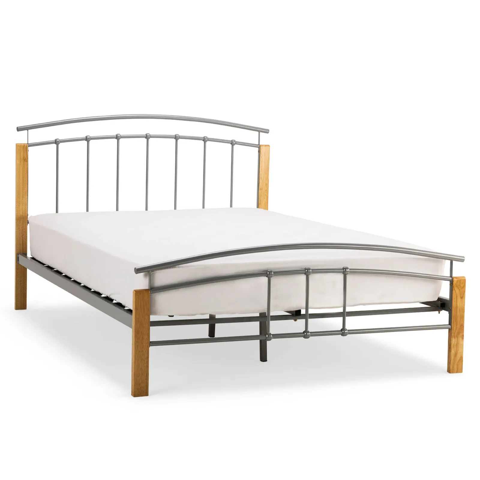 Tetras Metal Bed Frame Silver