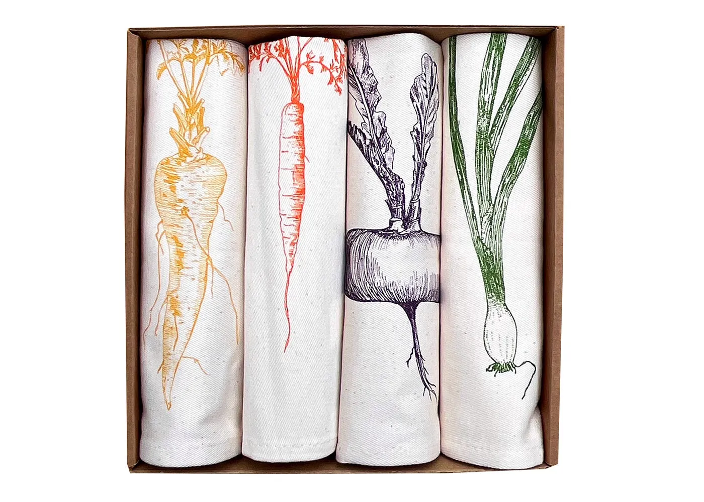 Lottie Day Mixed Vegetable Napkin Gift Set