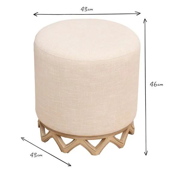 Voyage Maison Clara Oak Footstool 4