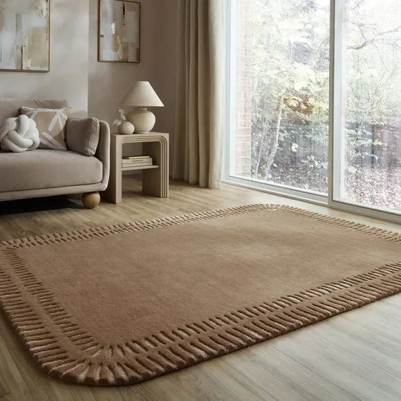 Abel Border Wool Rug 1