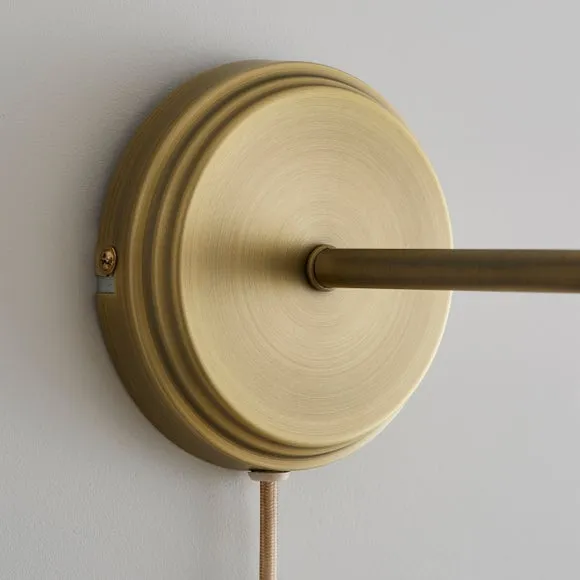 Churchgate Fawsley Fern Industrial Plug In Wall Light 4