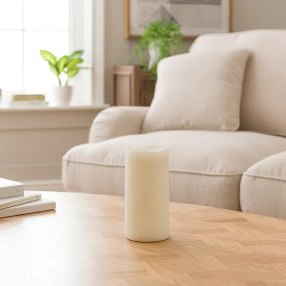LED Blow Out Pillar Candle 2