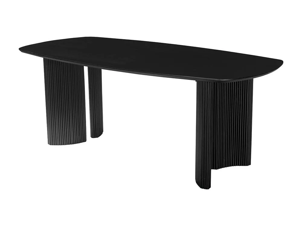Vente-unique 8-Seater Dining Table In Mango Wood - Black - TAMENIA By Maison Céphy 5
