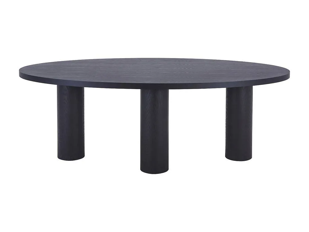 Vente-unique 8-Seater Dining Table In Ash Wood Veneer - Black - FALYN 4