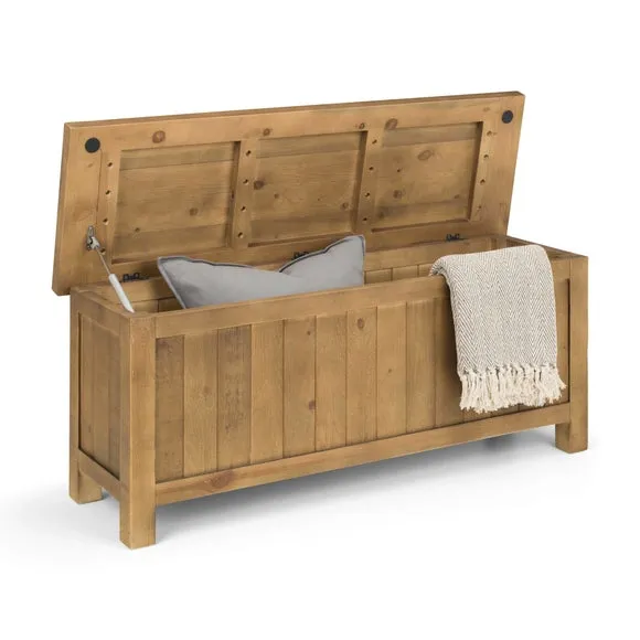 Caleb Wooden Storage Bench 6