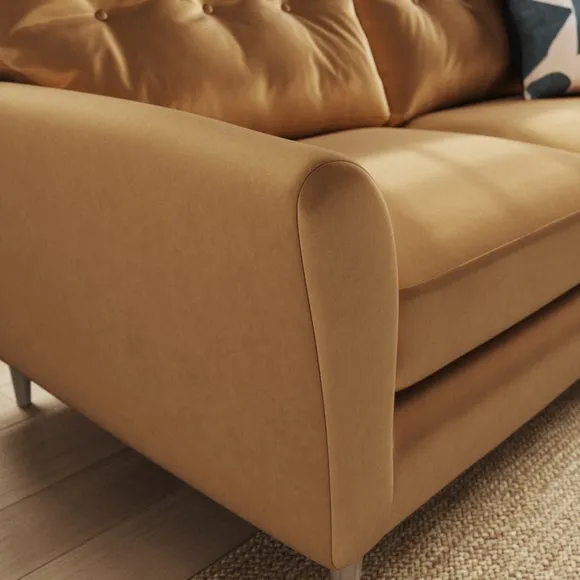 Sven Opulent Velvet 3 Seater Sofa 5