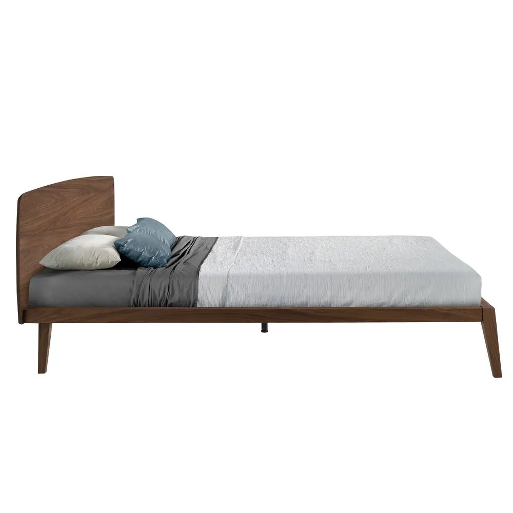 Angel Cerda Walnut Veneer Double Bed Model (160x200 cm) 6