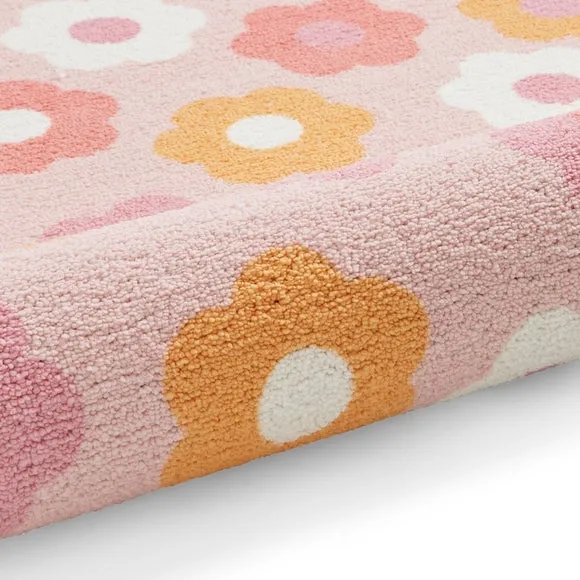 Catherine Lansfield Kids Daisy Retro Rug 6