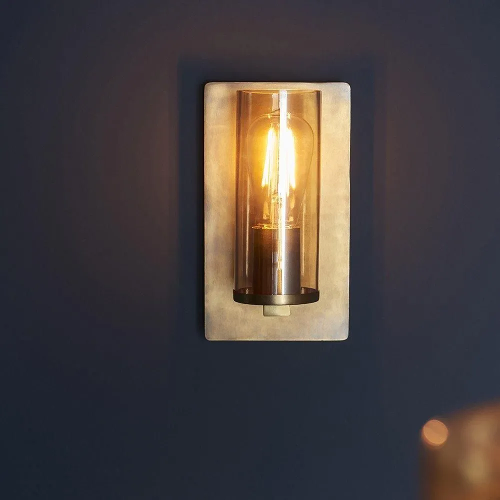 Netlighting 'PALERMO' Stylish Dimmable Indoor Modern Decorative Glass Wall Lamp in Yellow 2