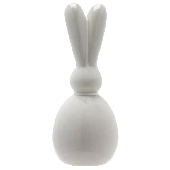 Eggs-traordinary Gift Co. Grey Ceramic Bunny Decoration 3