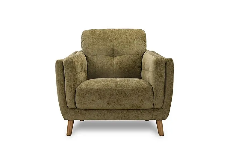 Soren Fabric Armchair - Moss - Sofas and Armchairs