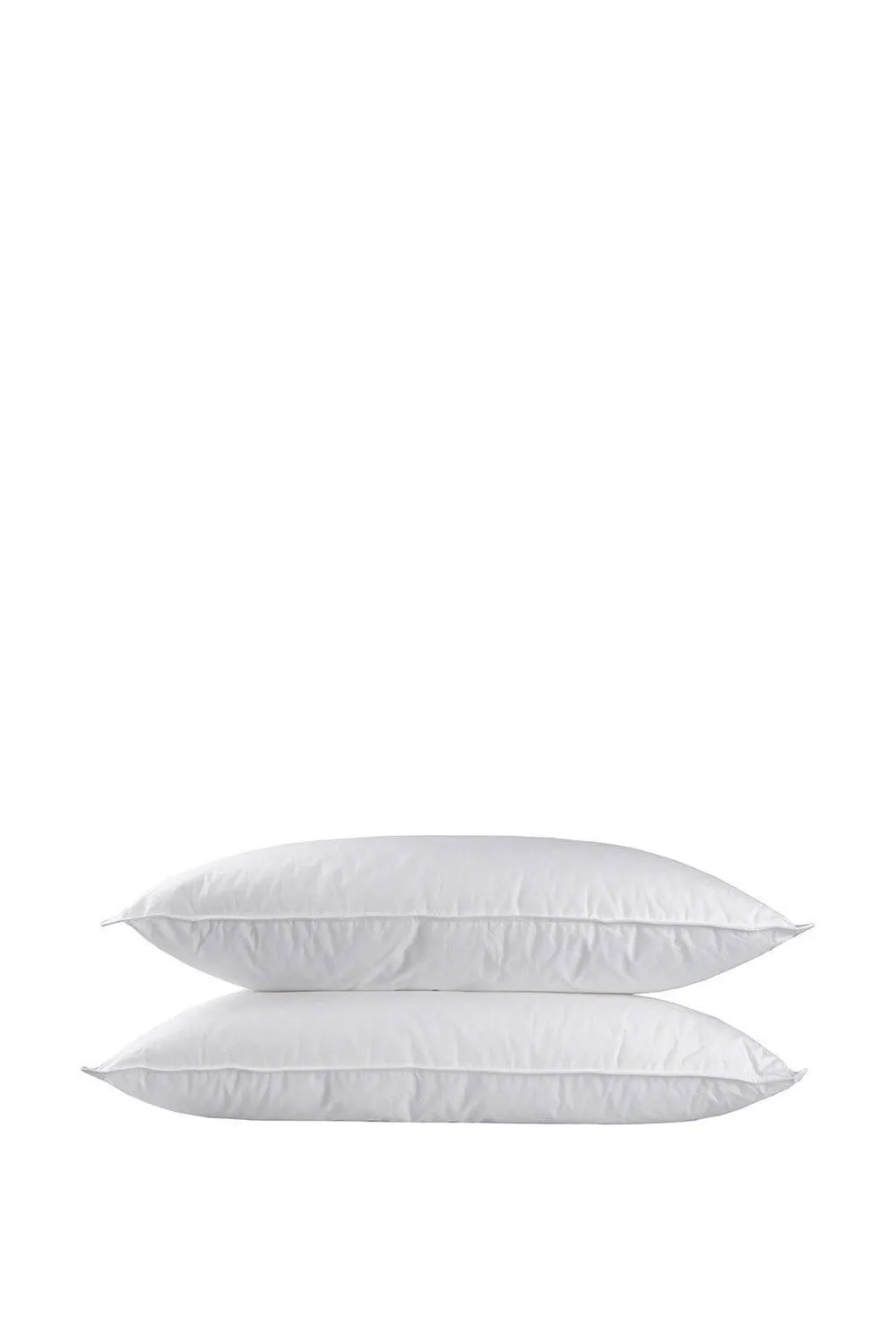 Homescapes Luxury Hotel Quality Super Microfibre Pillow Pair in White 3