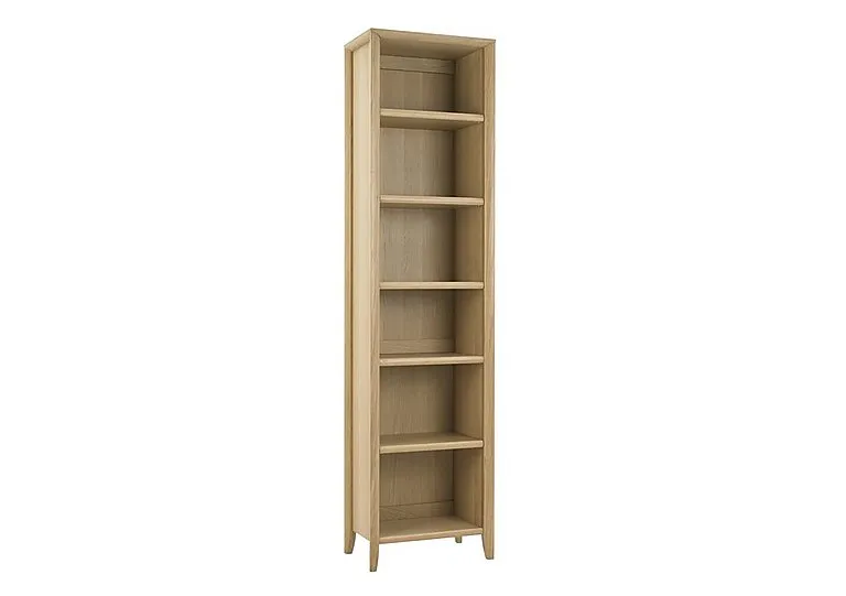 Duplex Narrow Bookcase - Oak