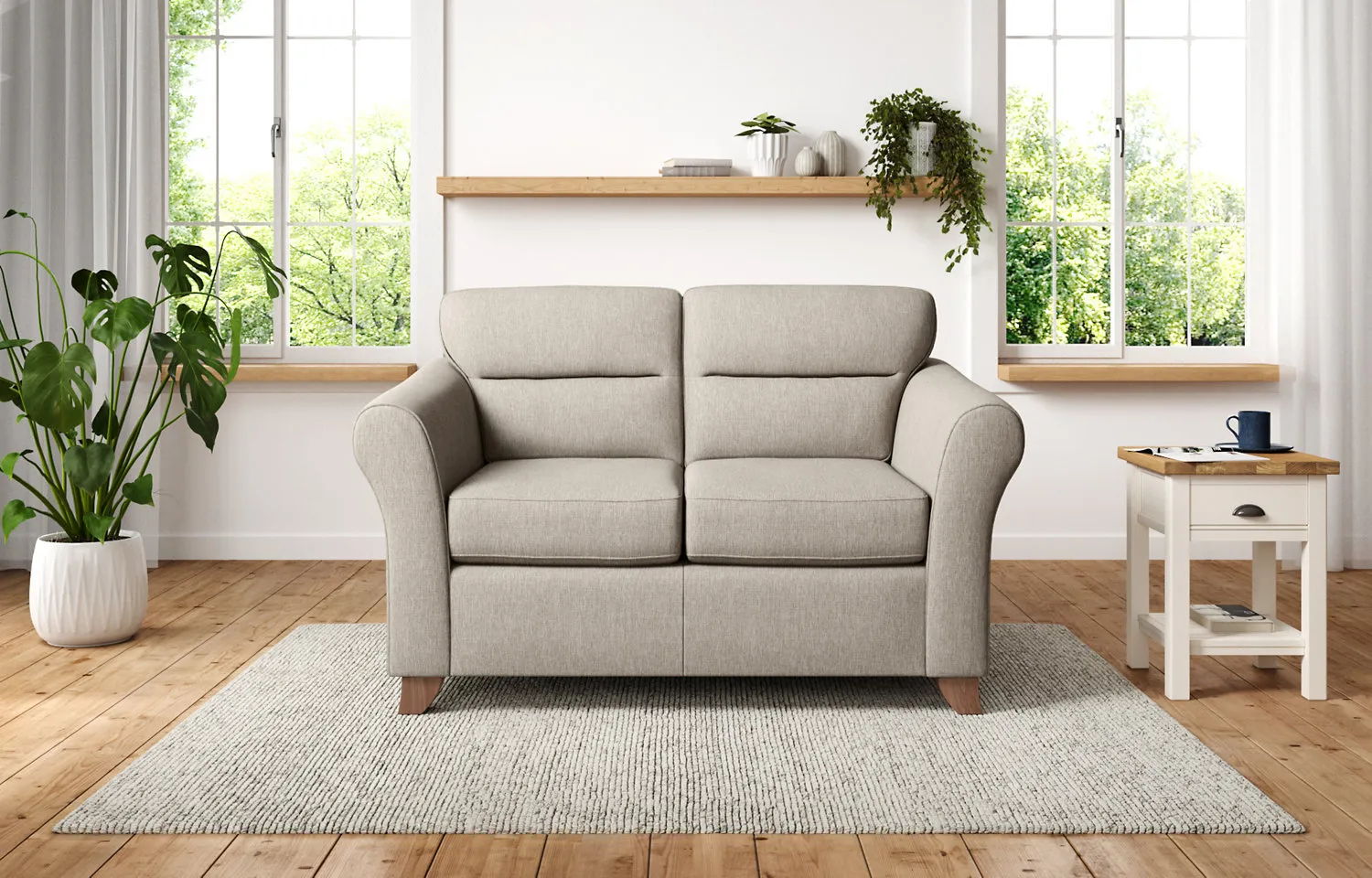 M&S Abbey Highback 2 Seater Sofa
