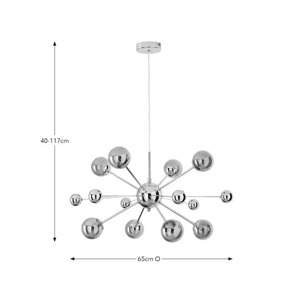 Elements Nova 8 Light Cluster Ceiling Light 6