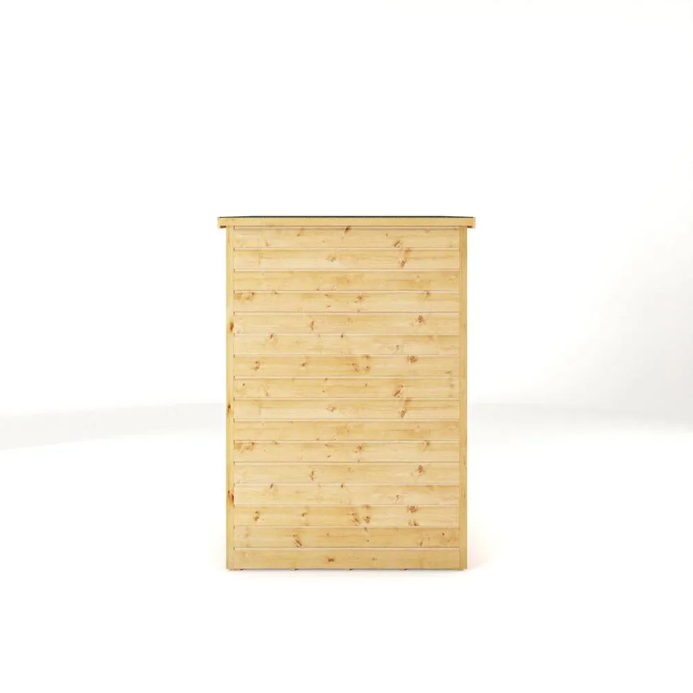 Mercia 4x4 Feet Modular Shiplap Pent - Windowless - L134 x W127.9 x H203.3 cm in Light Brown 5