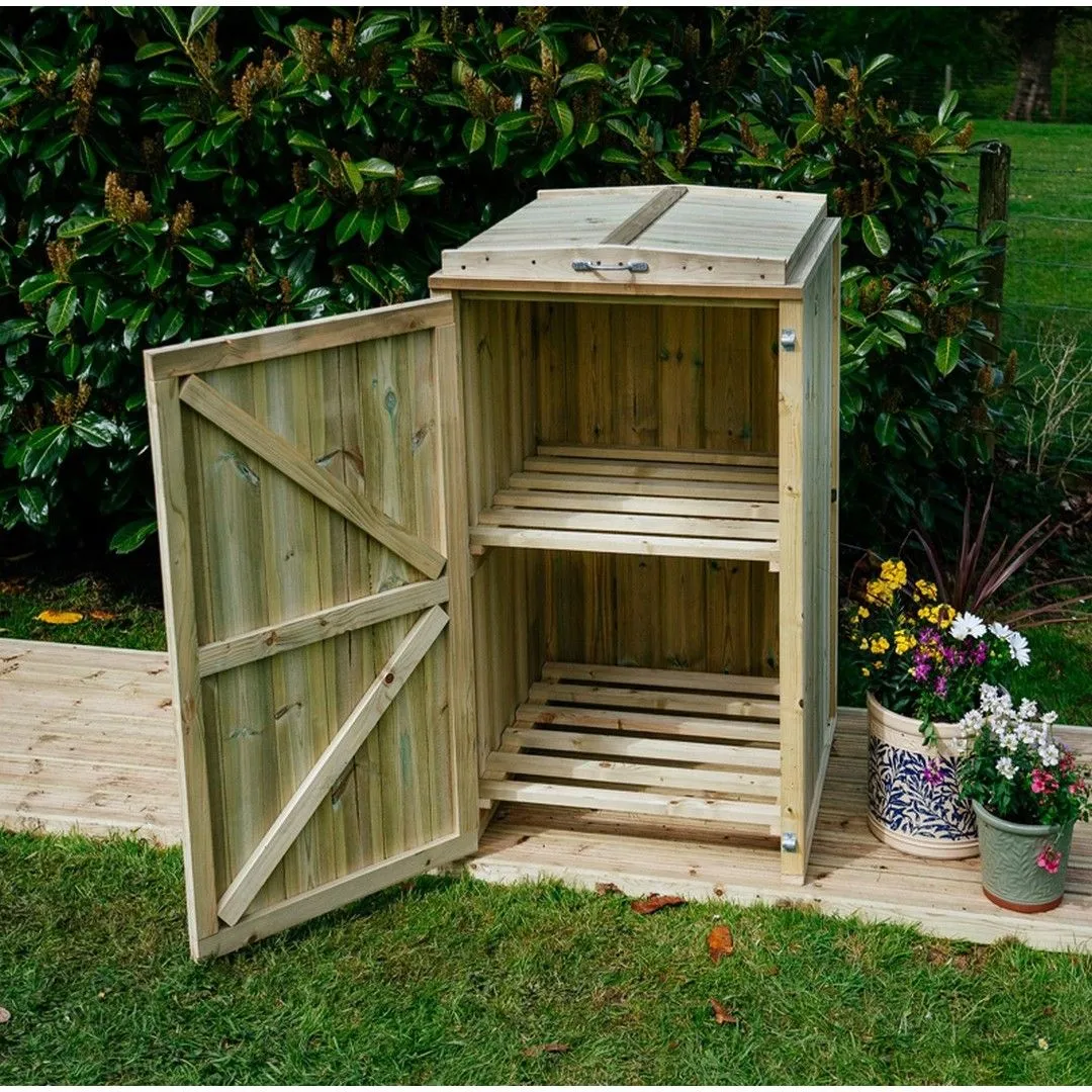 Buttercup Farm Shireburn 2 Box Store - Timber - Fits 2 x Boxes in Brown 4