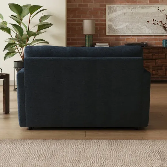 Aspen Textured Faux Linen Snuggle Chair 2