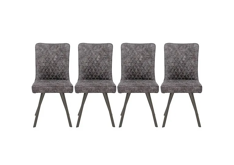 Earth Set of 4 Dining Chairs - Graphite