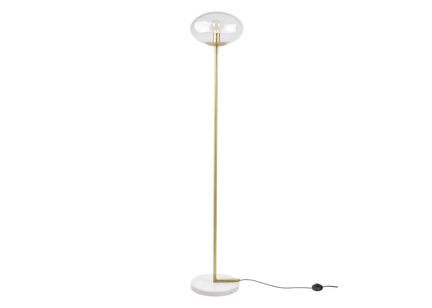 Heal's Joule Floor Lamp Glass Straight Clear