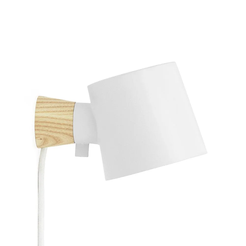 Normann Copenhagen Rise Plug-in Wall Light White 3