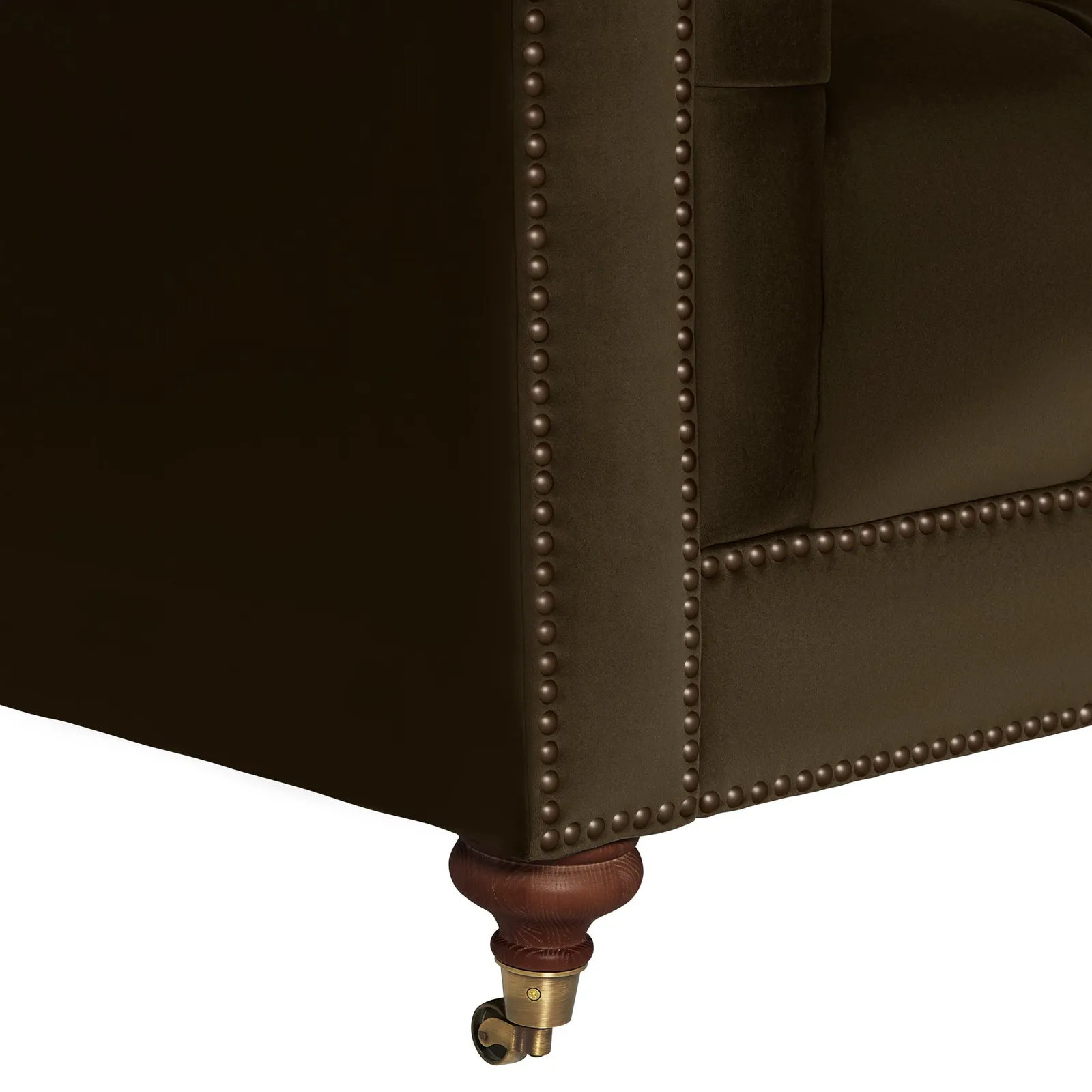 Ullswater 4 Seater Chesterfield Sofa, Green Velvet | Barker & Stonehouse 4