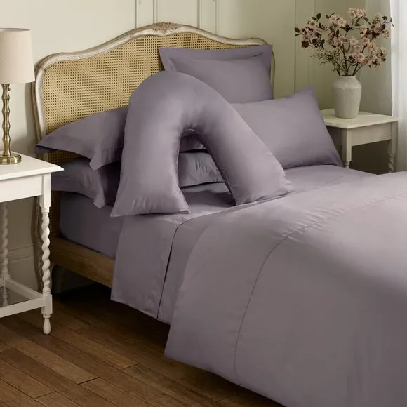 Dorma Luxe Egyptian Cotton Sateen V-Shaped Pillowcase 2