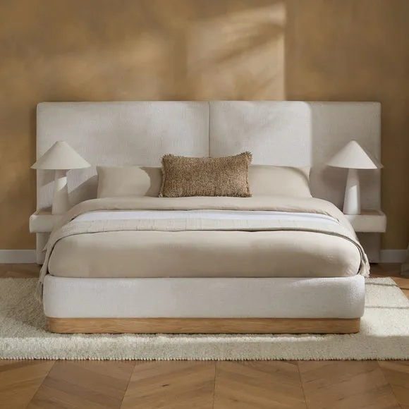 Como Bed Frame with Integrated Bedside Tables 2