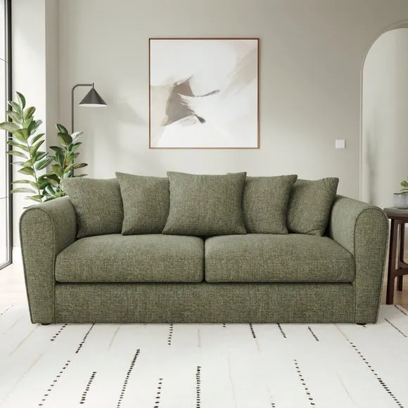 Blake Soft Texture Chenille 3 Seater Sofa