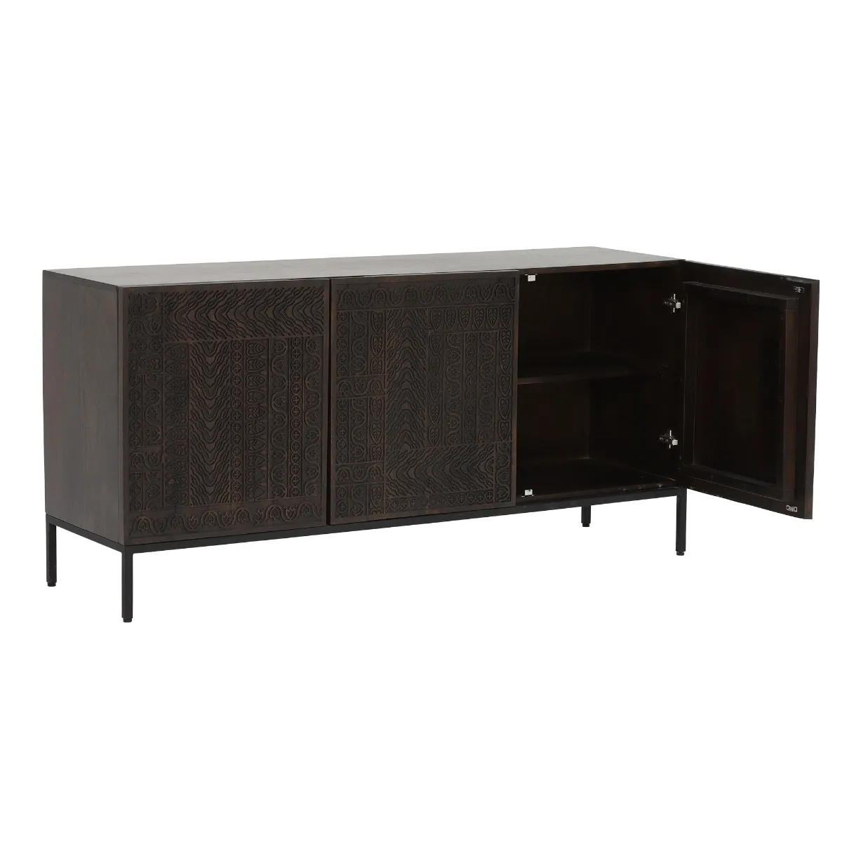 Inca 3 Door Sideboard