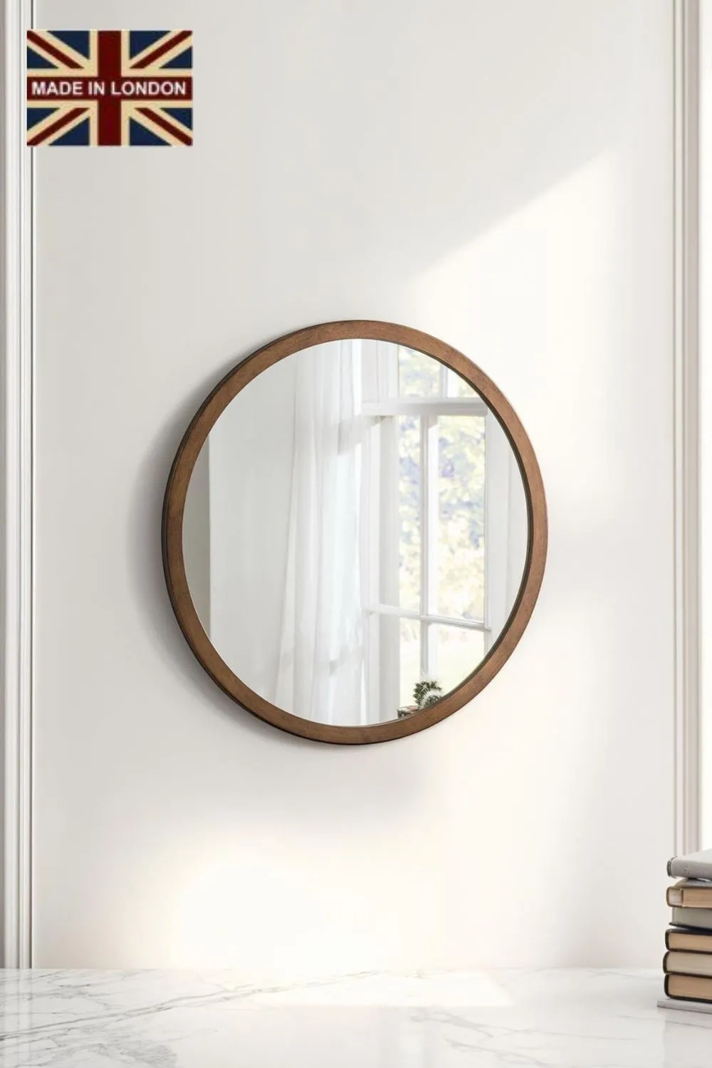 Yearn Mirrors Round Wall Mirror Bronze 60cm