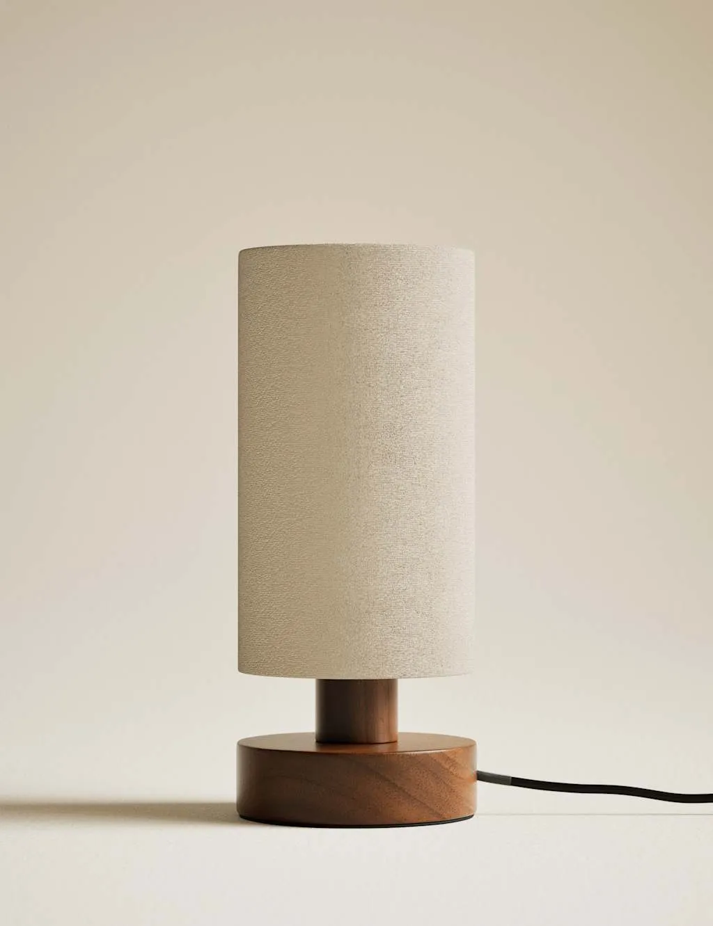 M&S Wooden Table Lamp Brown