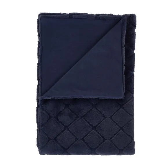 Catherine Lansfield Cosy Diamond 130cm x 170cm Throw Blanket 4