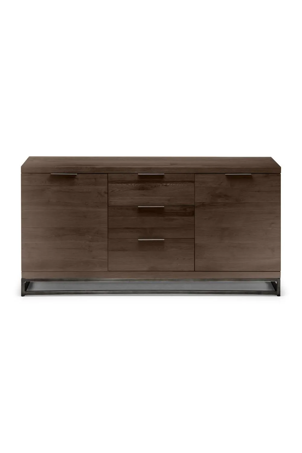 Julian Bowen Brooklyn 2 Door 3 Drawer Sideboard in Dark Brown 5
