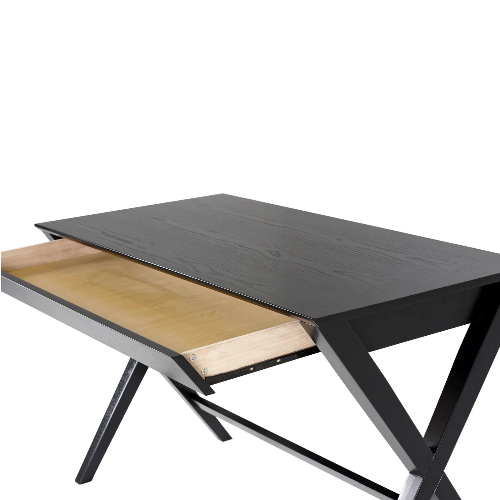 Furniture To Go Writex Desk 1 Drawer in Black 5
