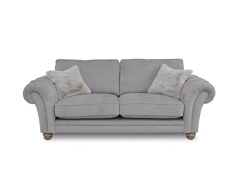 Cotswold 3 Seater Classic Back Sofa - Darwin Silver