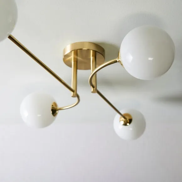 Return - Vogue Hartwell 4 Light Semi Flush Ceiling Light 6
