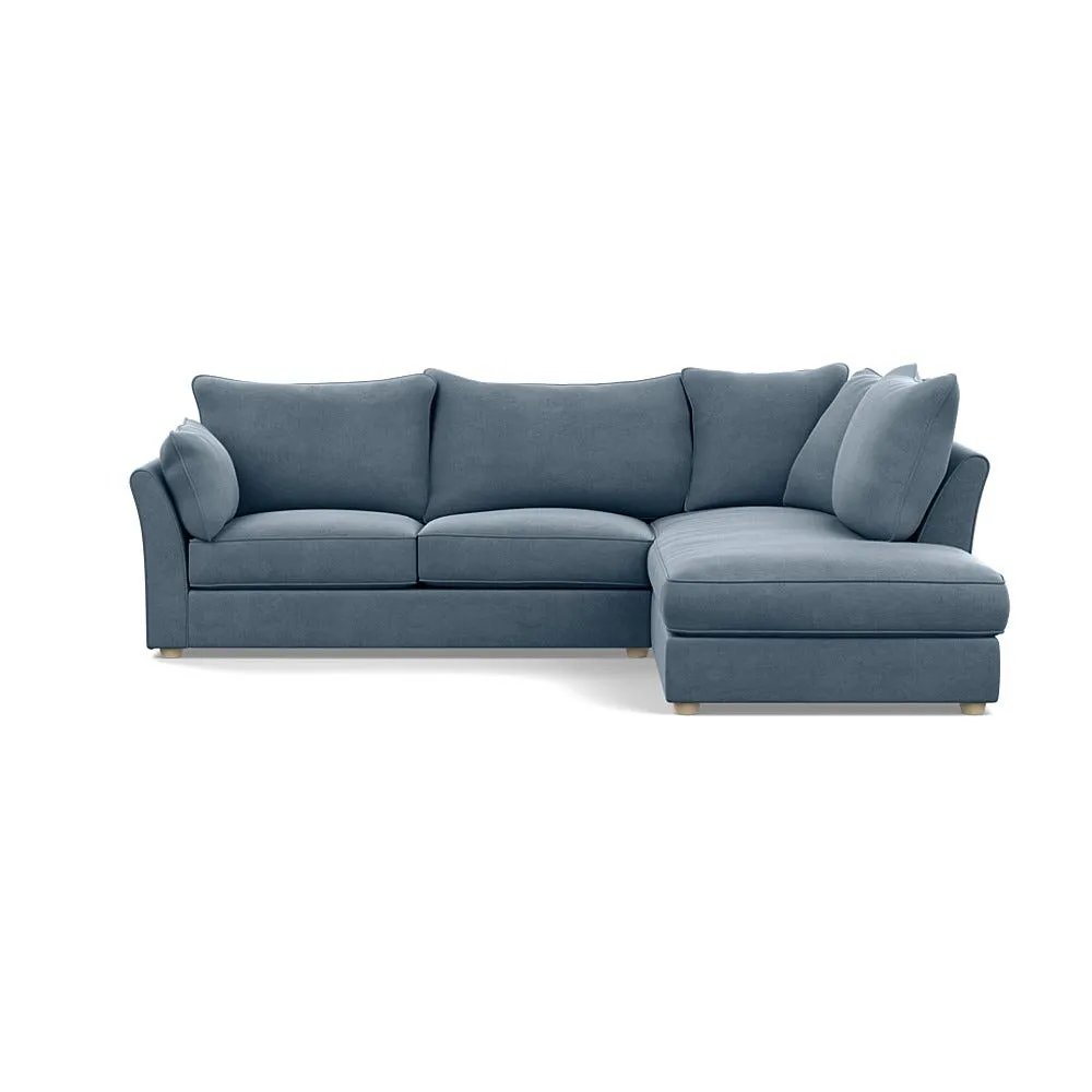 Heal's Tailor Right Hand Facing Corner Sofa Capelo Linen-Cotton Mineral Natural Feet 1