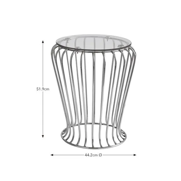 Yinka Ilori Trumpet Steel Side Table 6