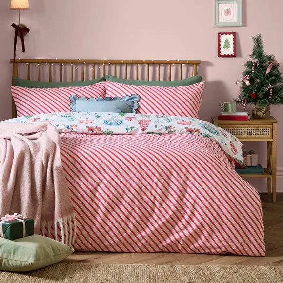 Furn. Winter Wonderland Polycotton Duvet Cover & Pillowcase Set 2