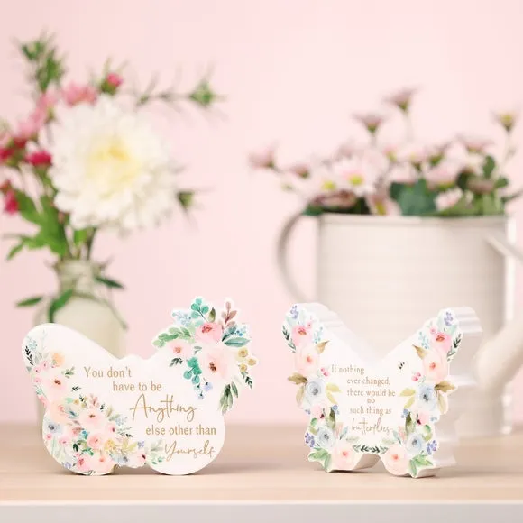 The Cottage Garden Be Yourself Butterfly Plaque 4