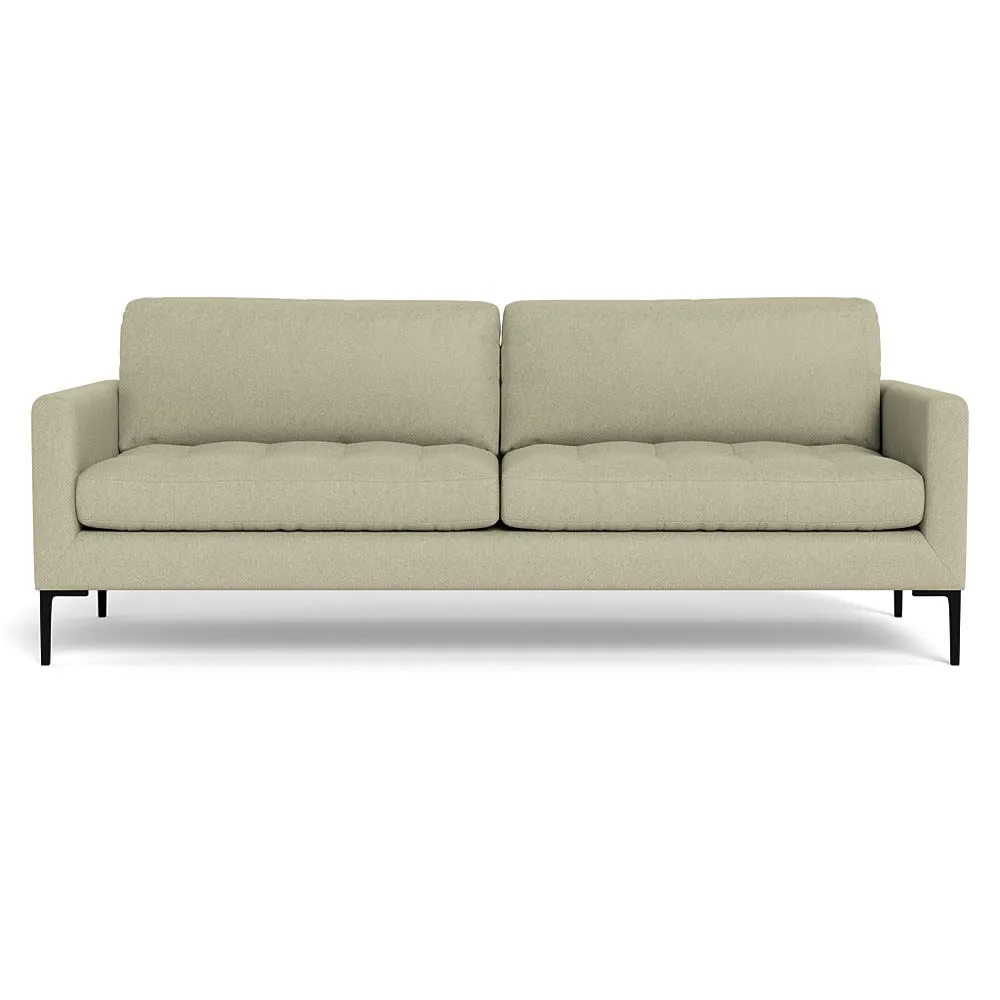 Heal's Eton 4 Seater Sofa Cotton Grain Black Feet