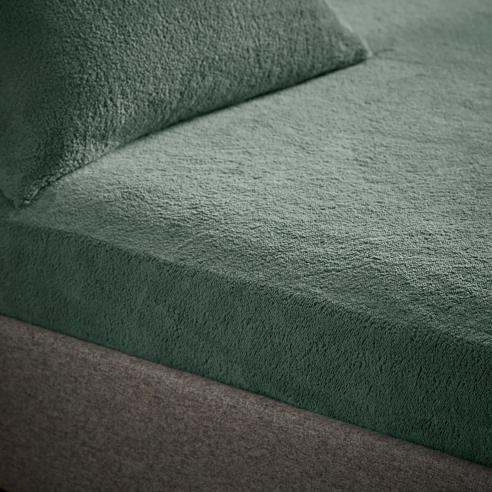 Teddy Bear Fitted Sheet Green