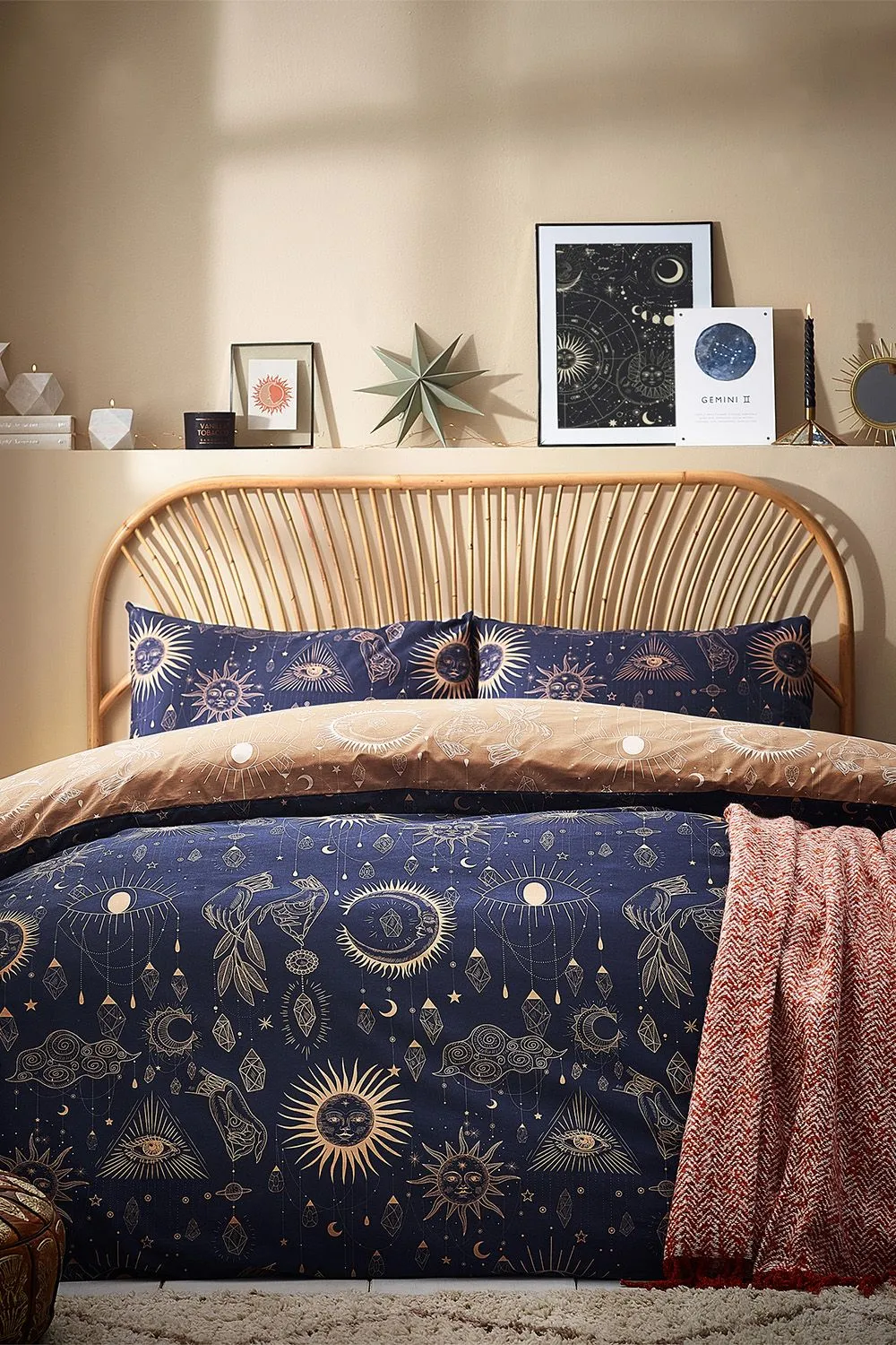 Furn Constellation Celestial Reversible Duvet Cover Set