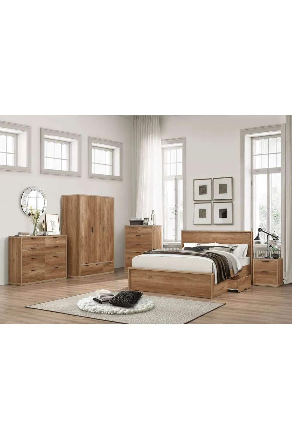 Birlea Stockwell Bed in Brown 3