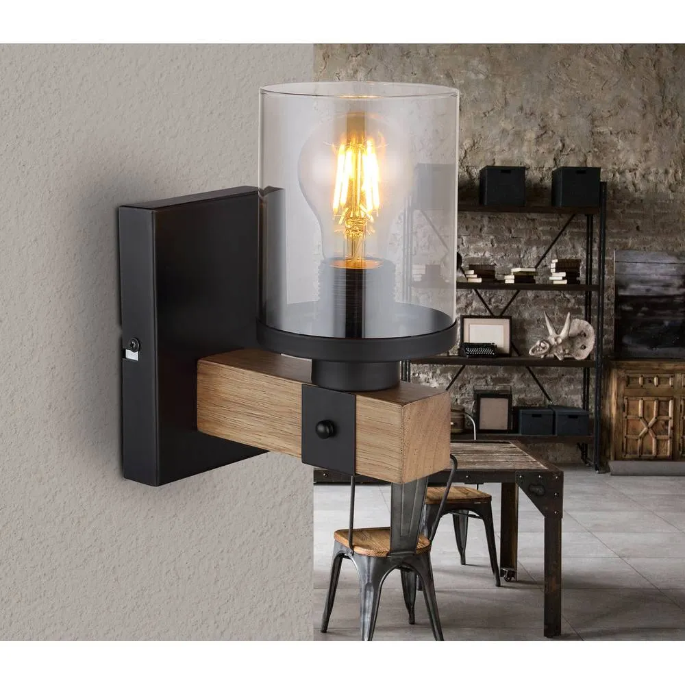 Netlighting Lila Wall Lamp Matt Black 1x E27 4