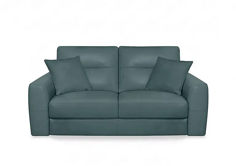 Nest NC Leather 3 Seater Sofa - NC Lake Green