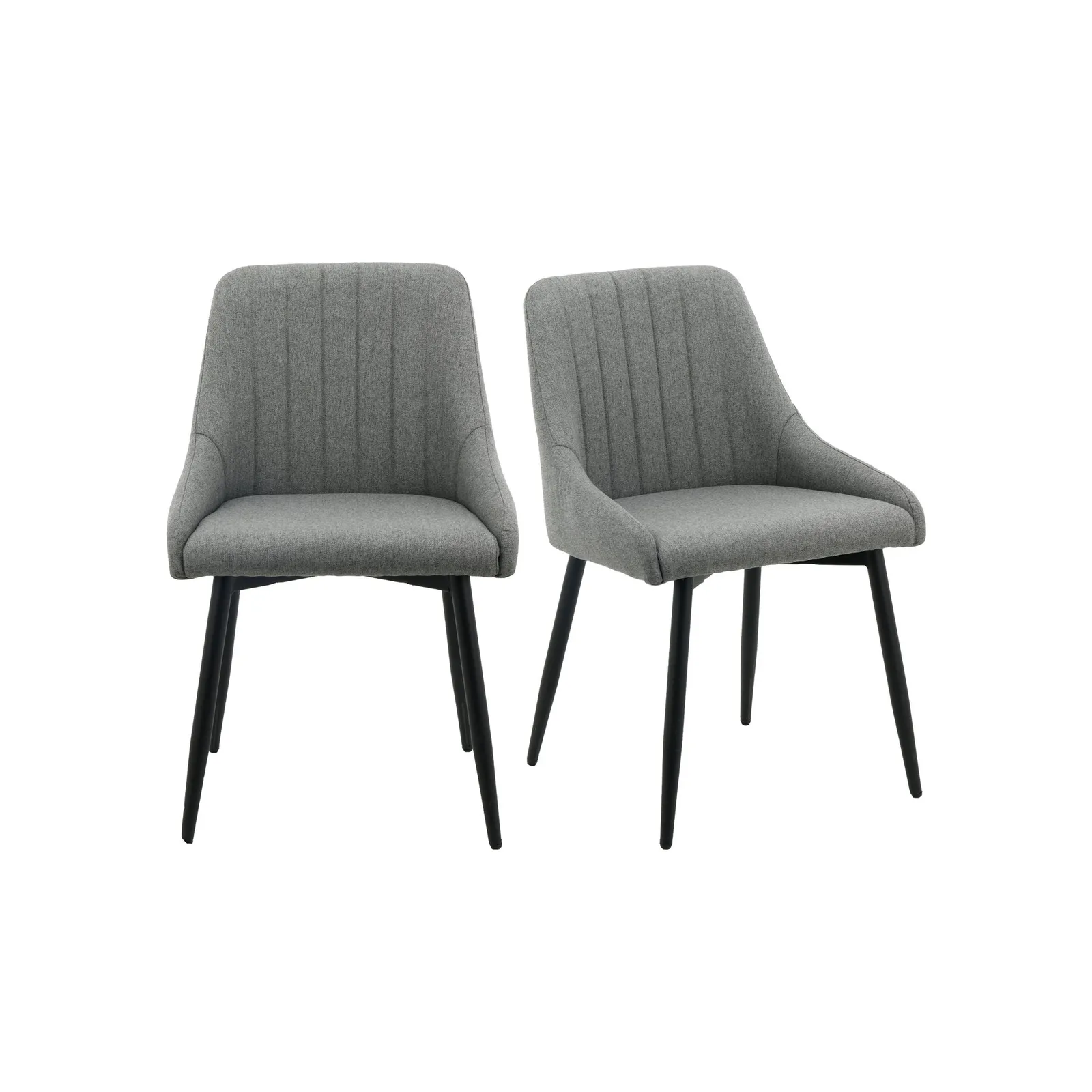 Kenton Set of 2 Dining Chairs Grey