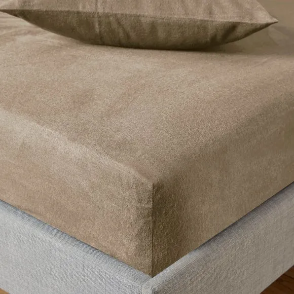 Soft & Cosy 100% Brushed Cotton Fitted Sheet 1