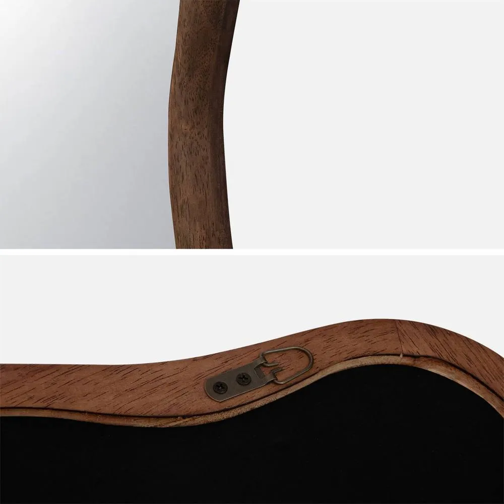 sweeek Wooden mirror in Dark Brown 5